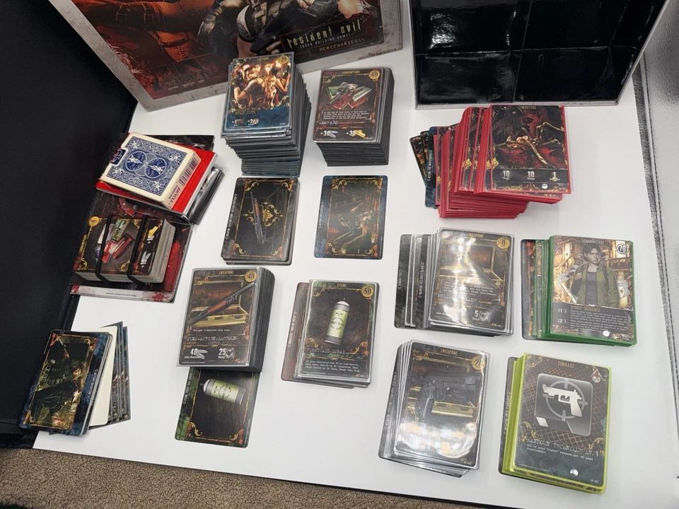 Resident Evil Deck Building Game Mercenaries Expansion ~500 Cards, TCG, PLZ READ - Image 3 of 4