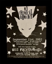 My Chemical Romance 2002 Show Flyer – Phantoms EP – Eyeball Stamped – NJ DIY Emo