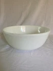 PYREX Vintage White Glass Mixing Bowl. 10 inches wide, 4 qts., #404.
