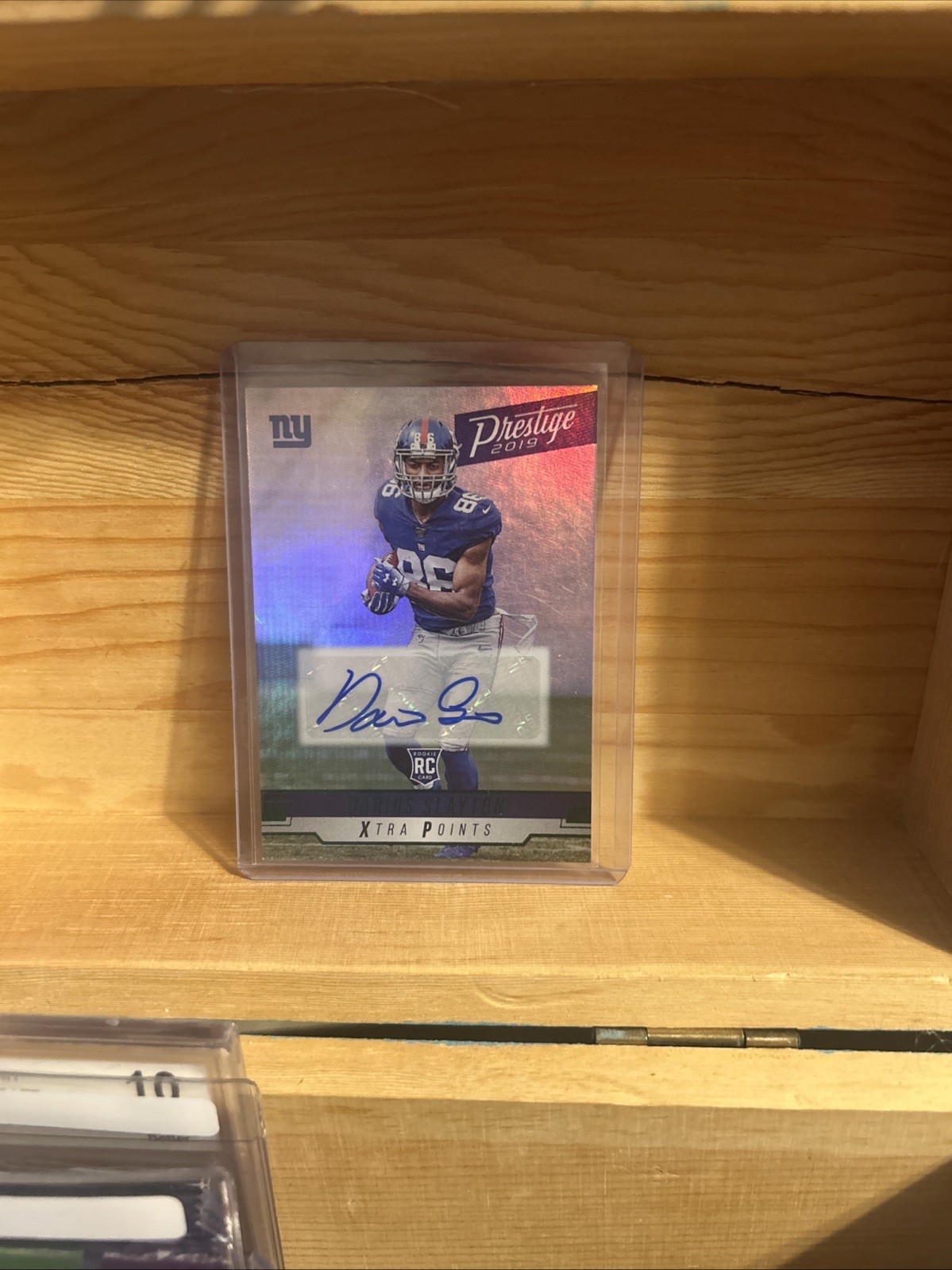 Darius Slayton Panini Prestige #216 Signature-Platinum Xtra Points