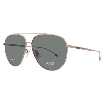 Hugo Boss Green Pilot Men's Sunglasses BOSS 1296/F/S 0AOZ/QT 63 BOSS 1296/F/S