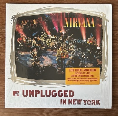 Nirvana   MTV Unplugged In New York   25th Anniv 2LP Orange/Purple Color, NM