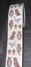 Mrs. Grossman's Sticker Roll Strips Owls Owl 35 Sheets