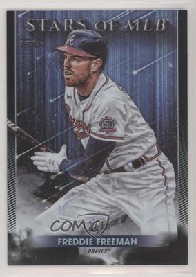 2022 Topps Series 1 Stars of MLB Black 12/25 Freddie Freeman #SMLB-3 g2d