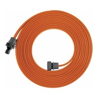 Gardena Schlauch-Regner Orange Komplett Mit Armaturen LäNge 7,5 M