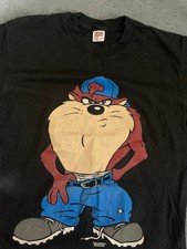 VINTAGE Tazmanian Devil  T Shirt 1993 Warner Bros Made In USA Size XL