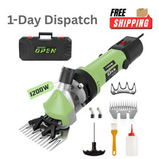 .1200W Electric Sheep Shears 6 Speed Heavy Duty Clippers for Livestock Dogs