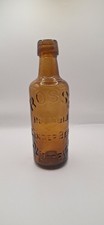 Ross's Gingerbeer Ale Bottle Dumfries Scotland Antique Brown Glass 21 Cms
