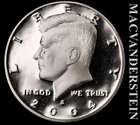 2004-S Silver Kennedy Half Dollar - Choice Gem Proof  Lustrous  #L3956