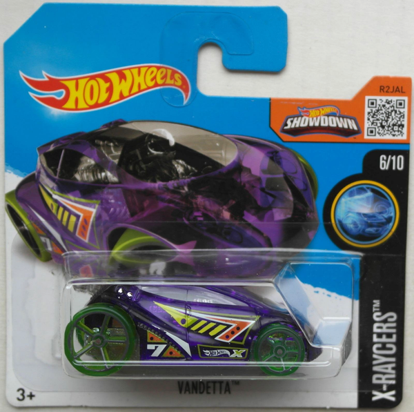 Hot Wheels Vandetta Violett Transparent X-Raycers Neu/Ovp Hw Auto Spielzeugauto-image