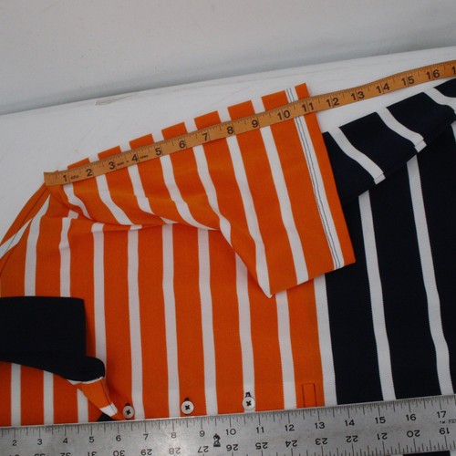 RLX ralph Lauren shirt men's XL Polo golf short sleeve striped multicolor orange - Picture 9 of 12