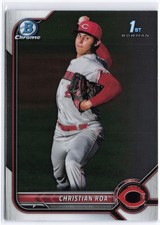 2022 Bowman #BCP-130 Christian Roa Chrome Prospects
