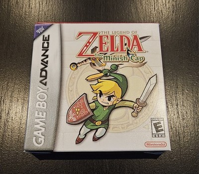 Zelda The Minish Cap - Nintendo GameBoy Advance GBA - Complete CIB - Tested