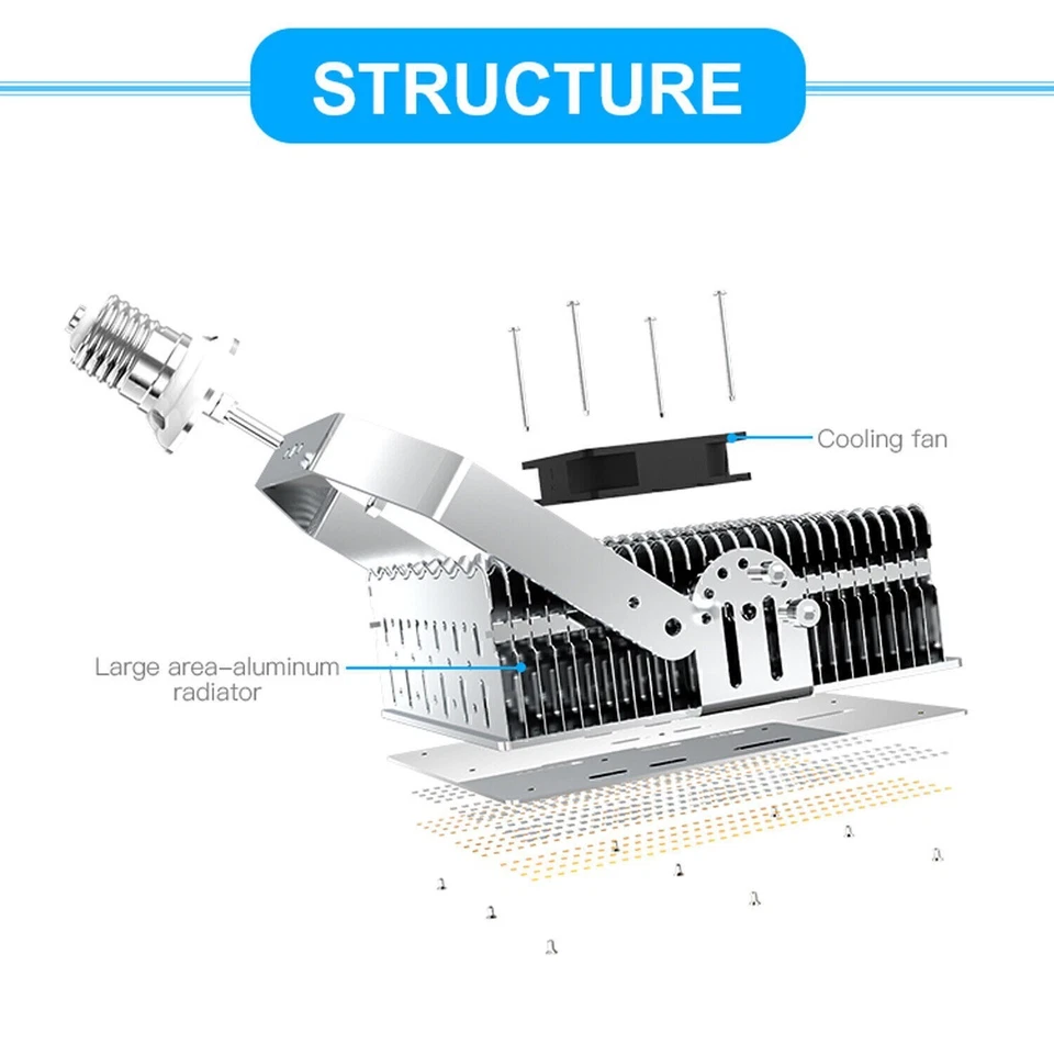 150W LED Retrofit Kit For Parking Lot Stadium Tennis Court Large Area Light 480V - Image 4 of 4