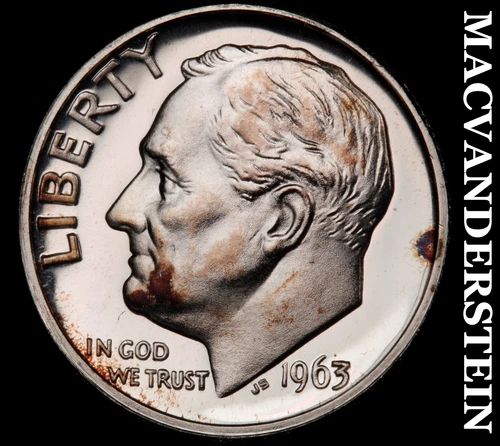 1963 Roosevelt Dime- Silver Choice Gem Proof Luster No Reserve #i5662