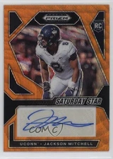 2024 Panini Prizm Draft Picks Orange Wave /75 Jackson Mitchell #SSS-JML Auto