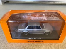 Minichamps BMW 2002 Turbo 1/43 Silver Model Car Diecast New Unopened