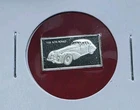 Vintage 1935 Alfa Romeo Car - 1.6 Gram .925 Sterling Silver Mini Proof Bar Ingot