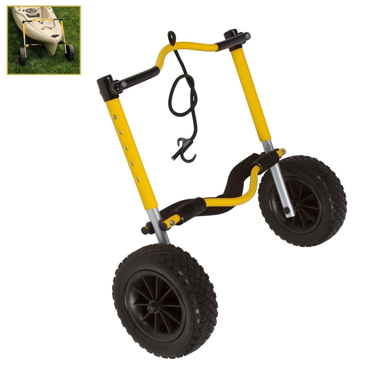Canoe Transport Cart, Xl End Carrier Trolley With Airless Wheel...