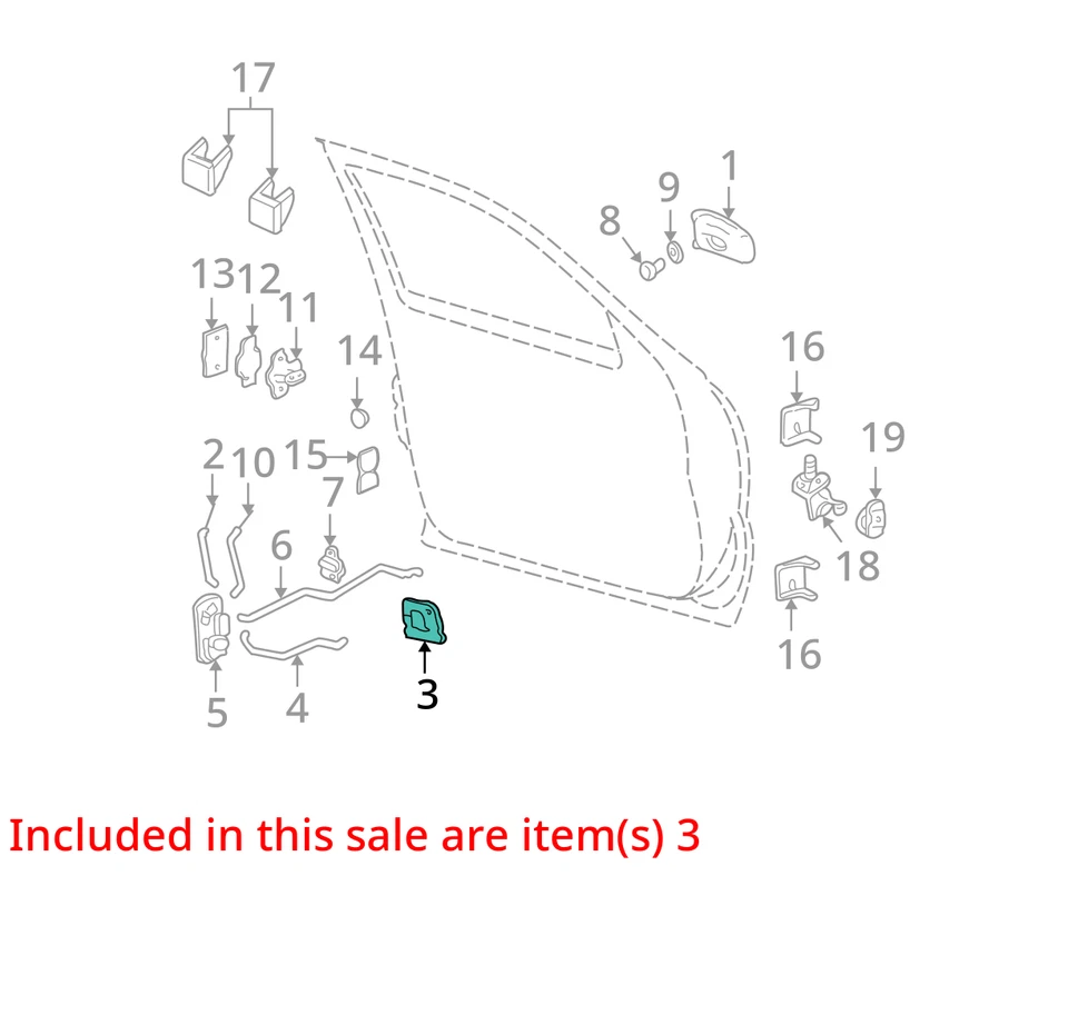 GMC Yukon Denali 2003 manija interior trasera izquierda puerta interior usada OEM 15029903 01-05 Foto 4 de 4