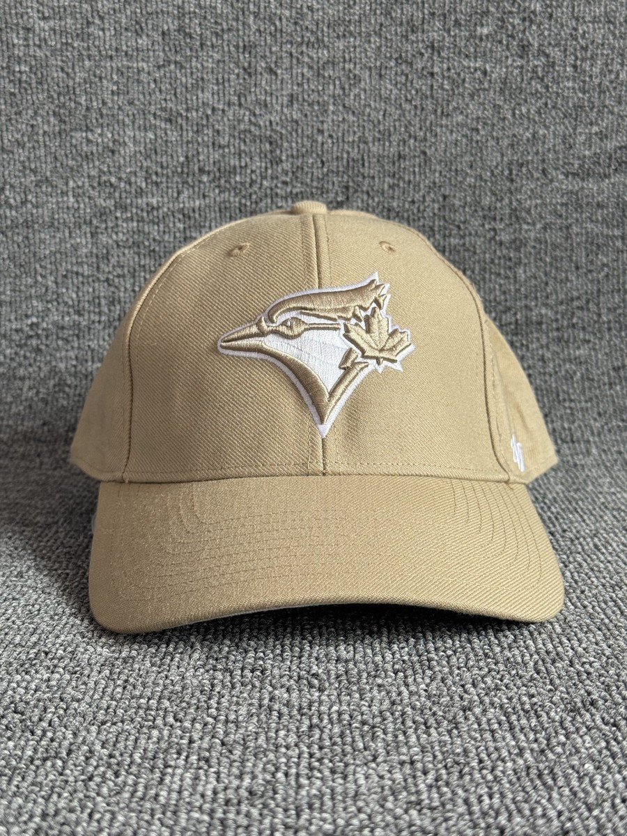 '47 Brand Toronto Blue Jays MLB Tan Khaki Cap Embroidered Logo Hat