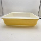 Pyrex Vintage Yellow 8"x8" Square Casserole Glass Baking Dish #222