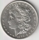 BETTER DATE 1892-P MORGAN SILVER DOLLAR CH. AU