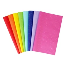 120 Sheets Glitter Tissue Paper 20x14 in 8 Colors for Gifts, Crafting, Parties