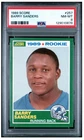 Barry Sanders 1989 Score PSA 8 NM-MINT Rookie Card #257 Fresh Grade Sharp! HOF