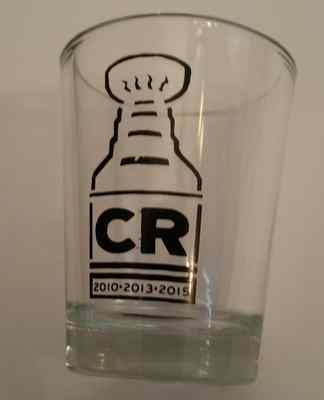 NEW Chicago Blackhawks 2010,13,15 NHL Stanley Cup Champions Drinking Shot  Glass | eBay