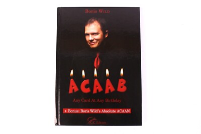 Boris Wild ACAAB Any Card At Any Birthday Englisch Zauberbuch Magic Book Magie 