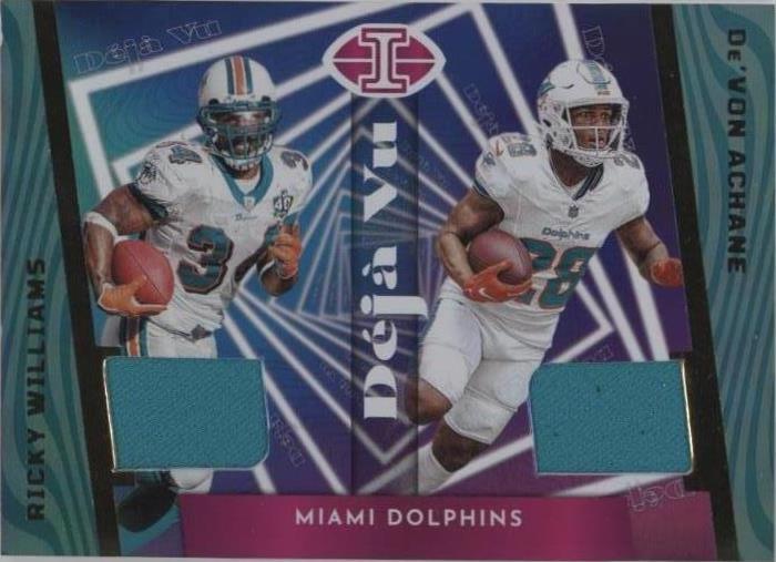 2023 Panini Illusions De'Von Achane Ricky Williams #DV-WA - 1 of 2