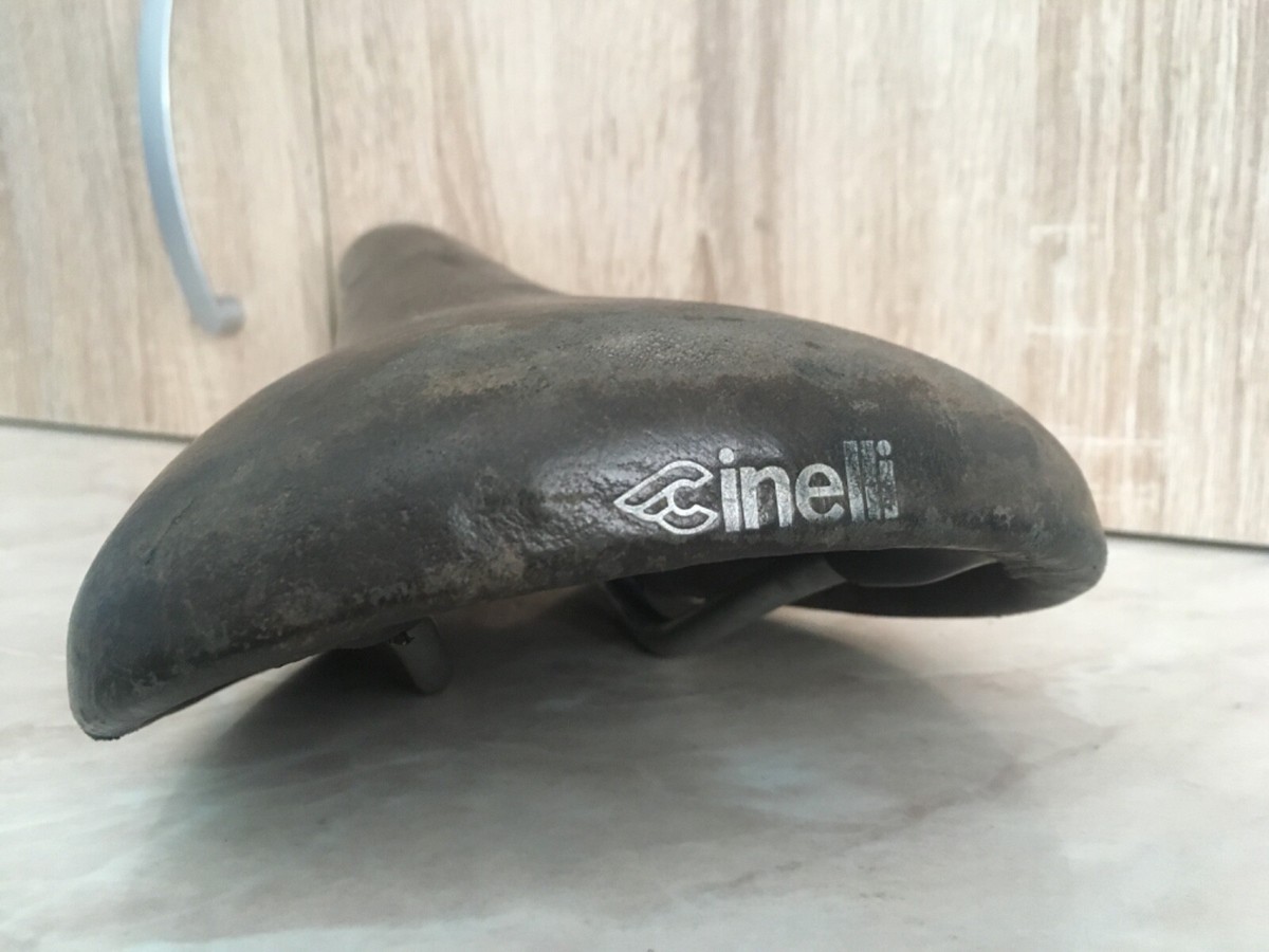 Cinelli unicanitor SADDLE 80's チネリ グレー Cinelli Unicanitor Grey Suede Saddle - Cicli Berlinetta