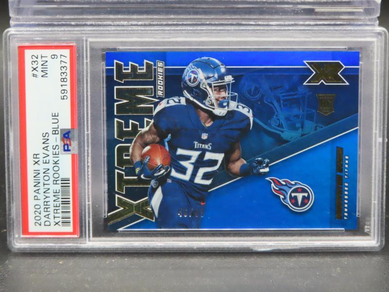 Darrynton Evans Panini XR Xtreme Rookies #X32 Blue