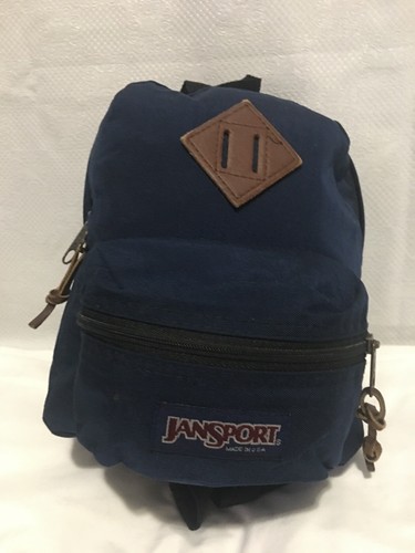 Vintage Jansport Mini Backpack Navy 