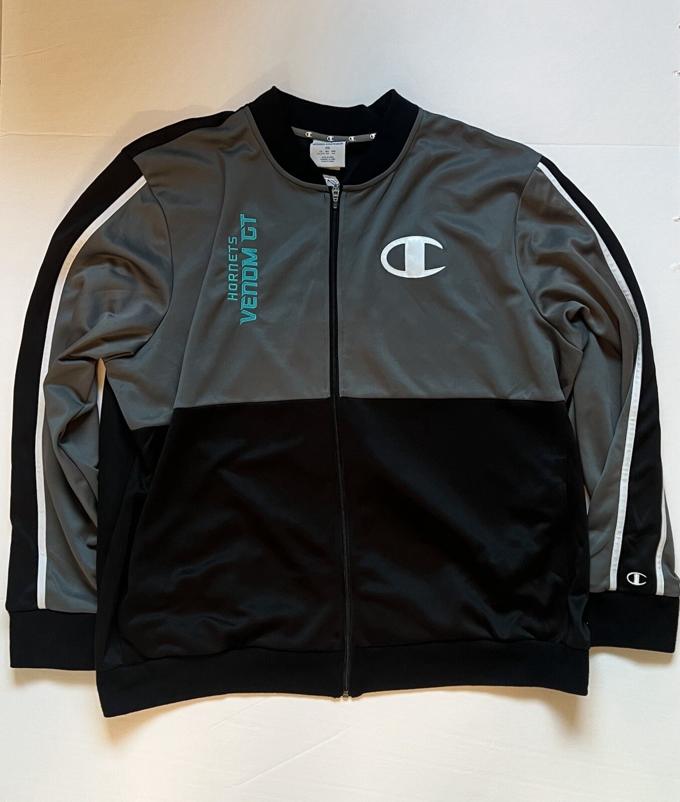 Champion Men's 3XL NBA Charlotte Hornets Full Zip Varsity Jacket