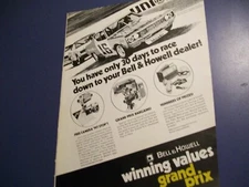 1972 AMC Matador Mark Donahue race car #16mid-size-mag ad -Bell & Howell contest