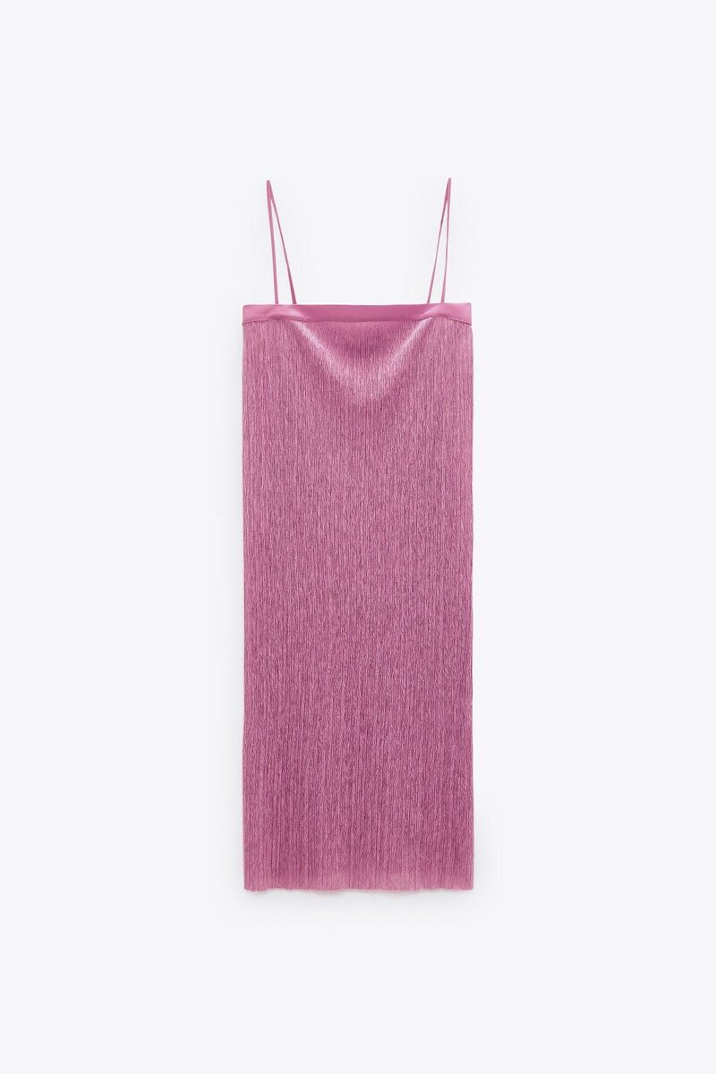 Zara Woman Size M Midi PLEATED TUNIC PURPLE - 5580/726 | eBay Zara Woman Size M Midi PLEATED TUNIC PURPLE - 5580/726 | eBay