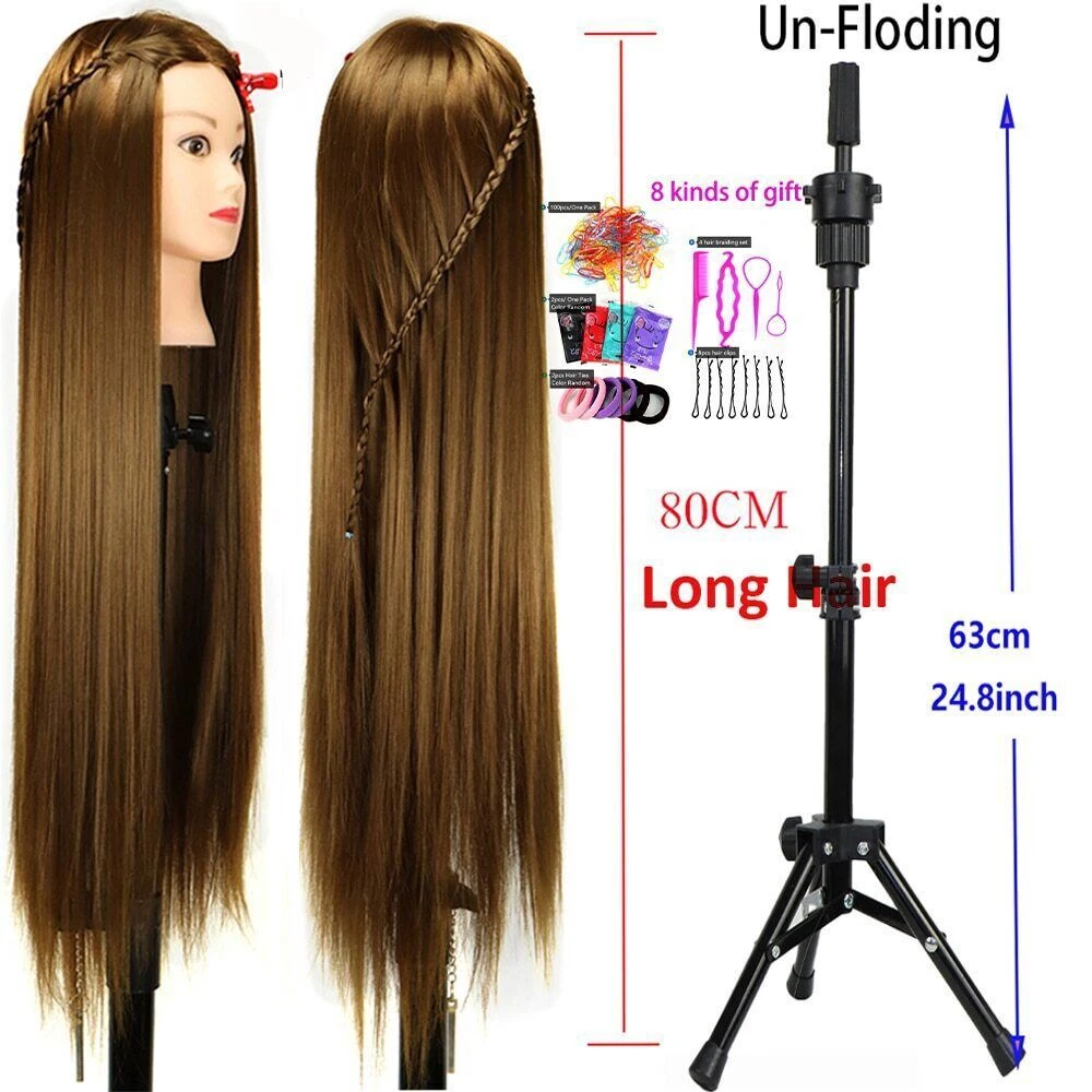 Female Mannequin Head for Hairdressers Hairstyles Hairdressing Training  Practice