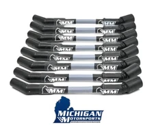 Michigan Motorsports LS Car Spark Plug Wires - Gray 10mm LS1 LS3 L99 L76 LS2 LS6