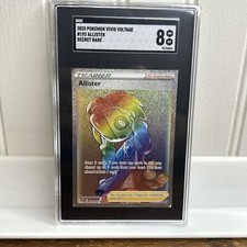 Pokémon Vivid Voltage Allister Full Art Secret Rainbow Card Rare 192/185 on eBay