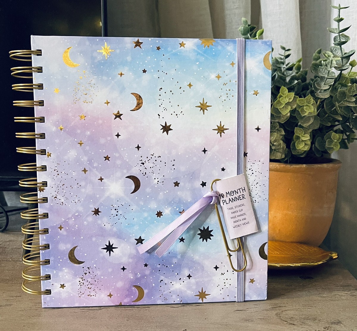 2020-2021 Pretty Milky Way Galaxy Pocket Planner Con Costa Rica