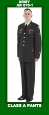 Mens Class A Enlisted Serge Green US Army Dress Pants All Sizes