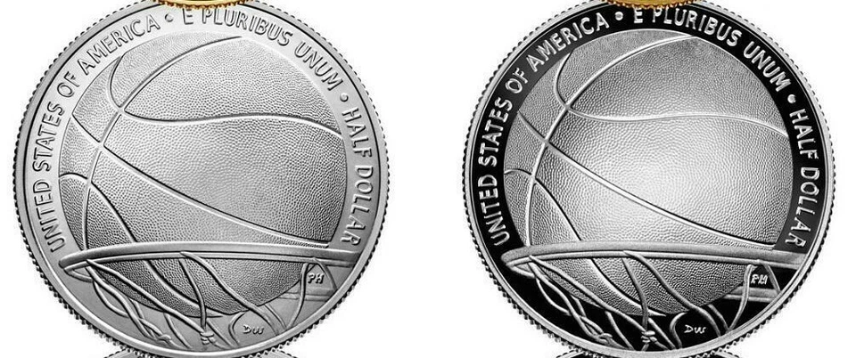 2020-D & S FDOI MS70 & PR70 JUSTIN KUNZ SIGNED USA BASKETBALL HOF PCGS 2 Coin - Image 2 of 4