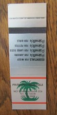 CLOTHING STORE MATCHBOOK COVER: PALMETTO'S ESSENTIALS (NEW YORK CITY) -G23