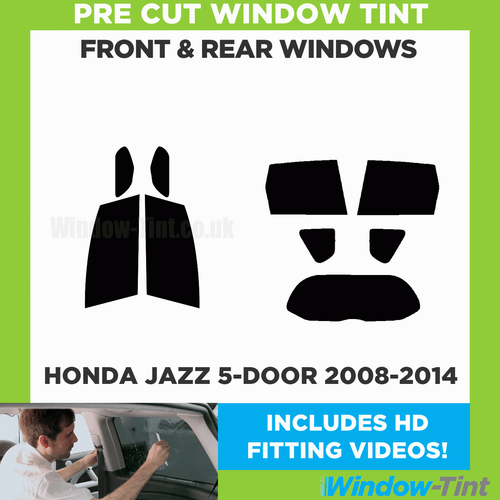 For Honda Jazz 5-door 2008-14 Full Pre Cut Window Tint Kit Front & Rear Film - Picture 2 of 10