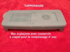 TUPPERWARE  BAC à glaçons  avec Couvercle à clapet pour le remplissage d' eau