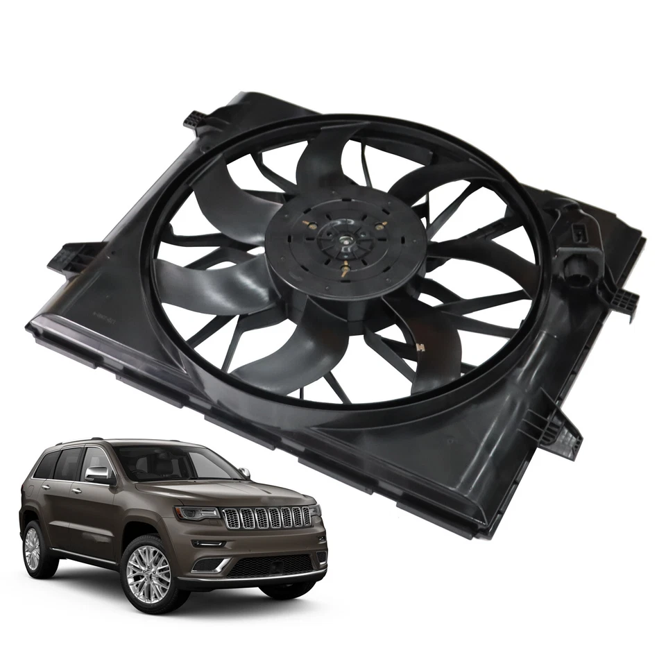Radiator Cooling Fan for Dodge Durango Jeep Grand Cherokee 2014-2020 3.6L/5.7L - Image 2 of 4