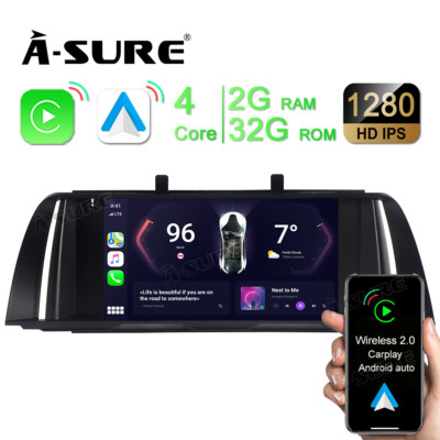 Car Radio Stereo for BMW 5 Series 535i F10 F11 F18 2008-2012 CIC Android 14 GPS