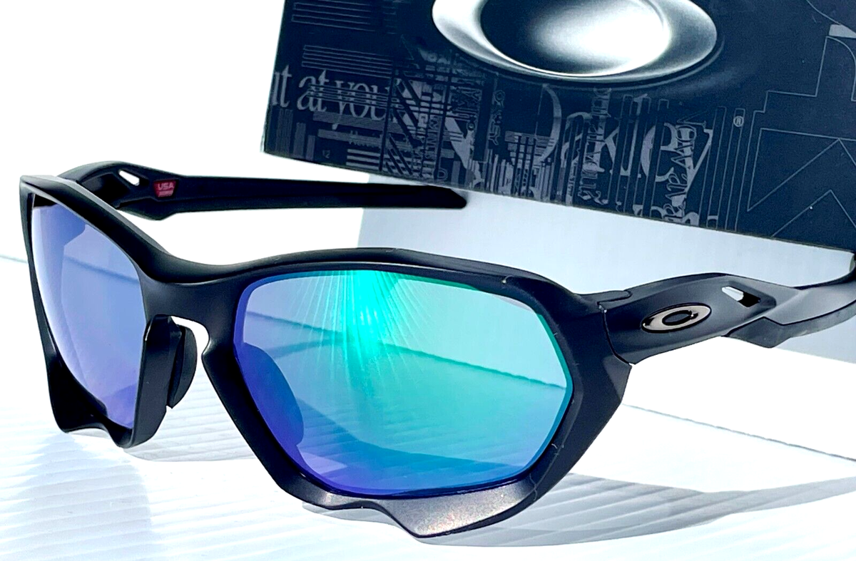 OAKLEY　PRIZM NEW Oakley PLAZMA Matte Black POLARIZED Galaxy Jade Green Lens
